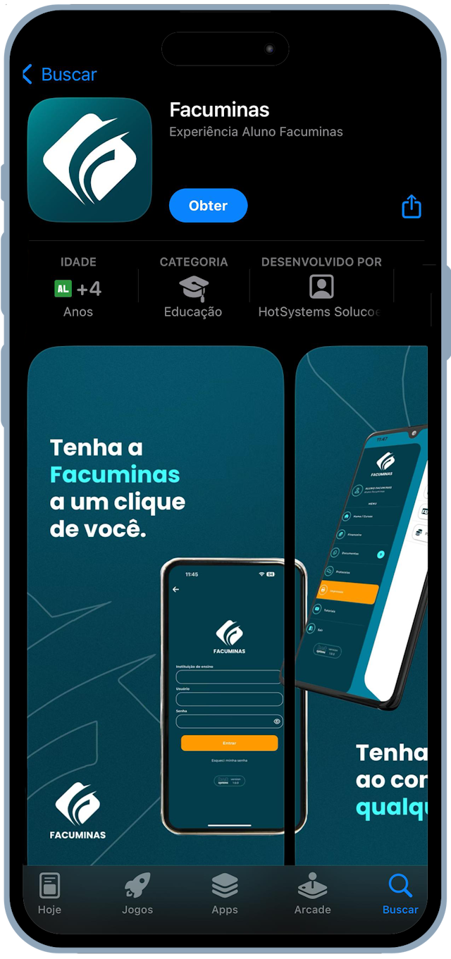 Download do App Facuminas